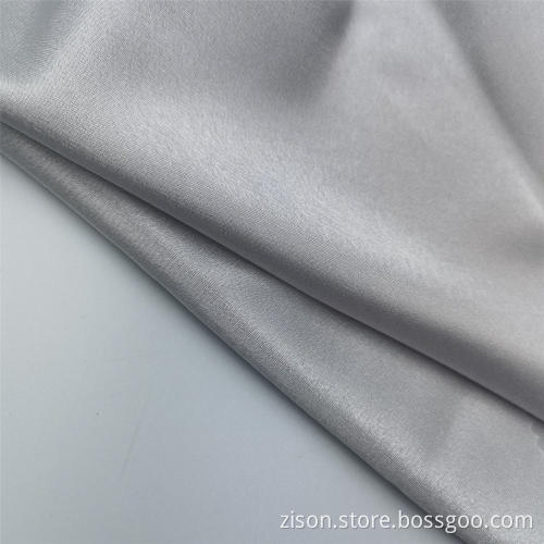Hochwertiger lässiger Stoff aus Polyester-Satin-Stoff mit Krepprücken